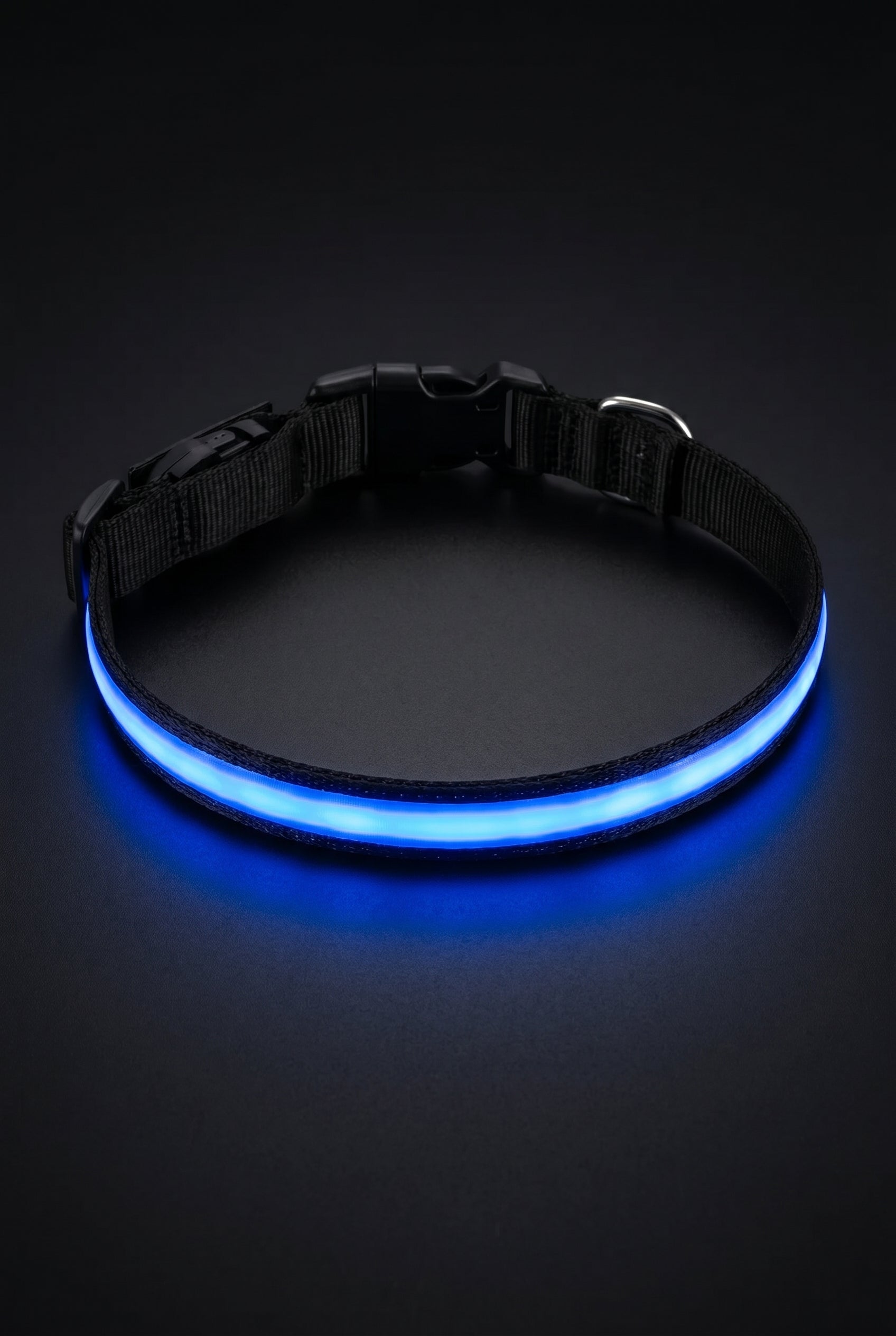 Rechargeable LED Safety Pet Collar - See Your Pet At Night