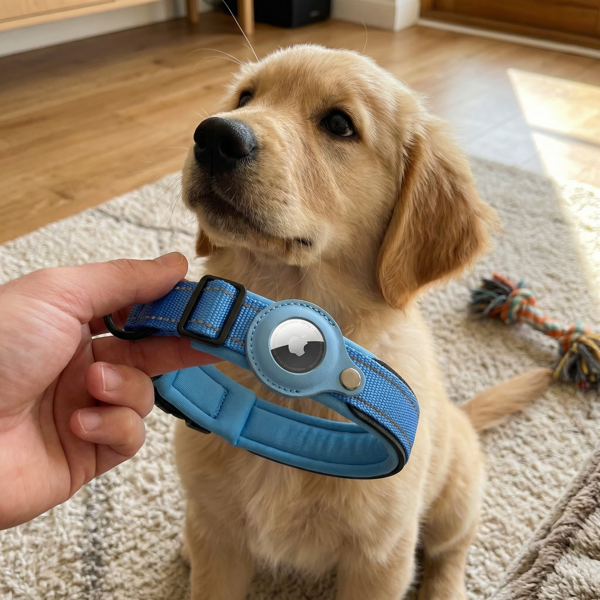 AirTag Holder Reflective Dog Collar