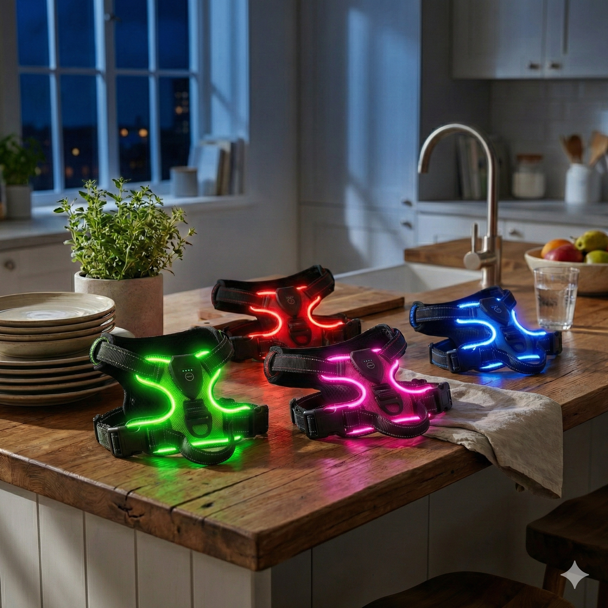 LED Dog Harness