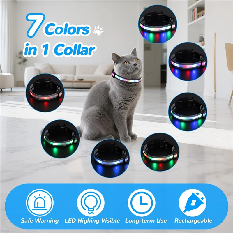 Rechargeable LED Cat Collar