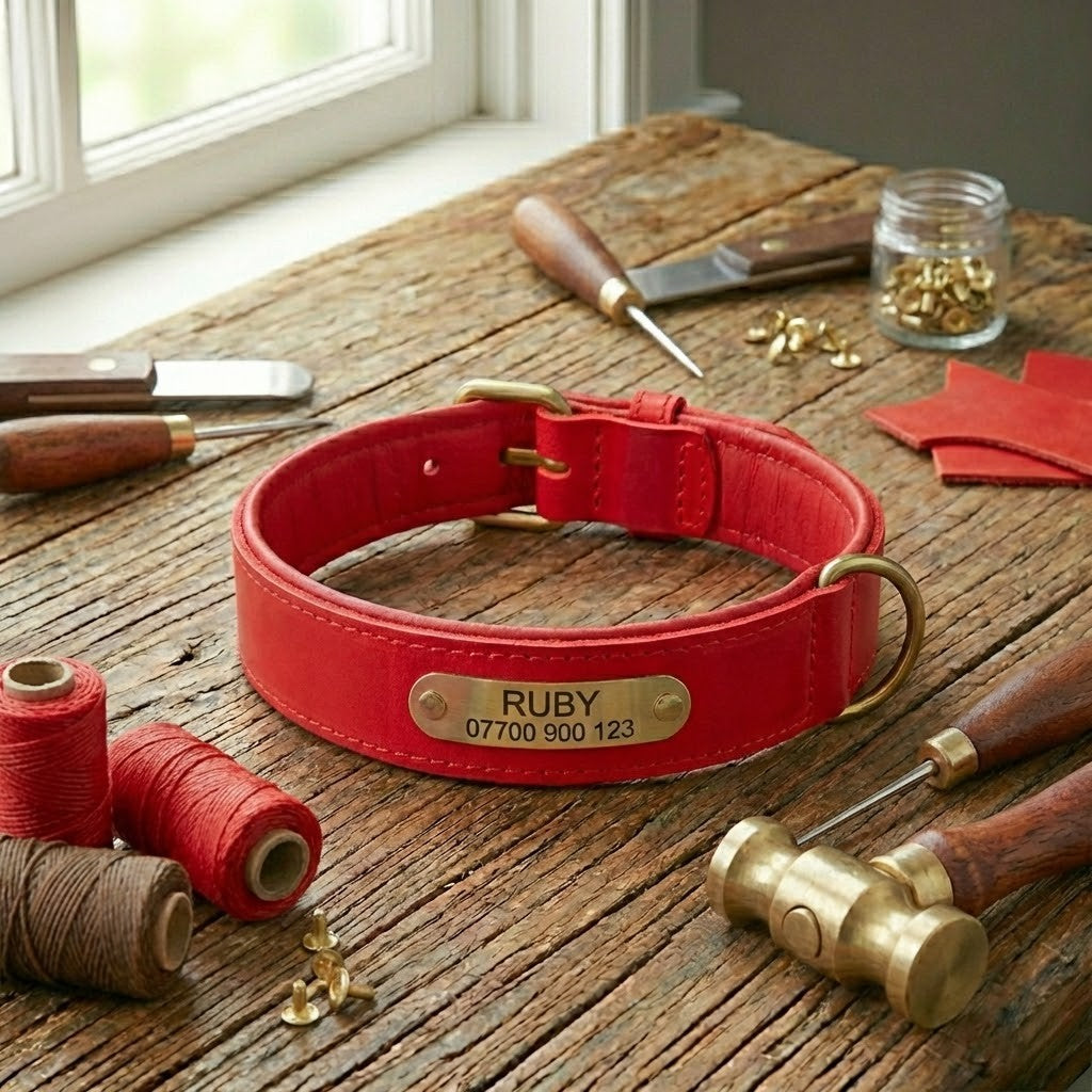 Personalised Pet Collar - Your Pets Name and Your Number