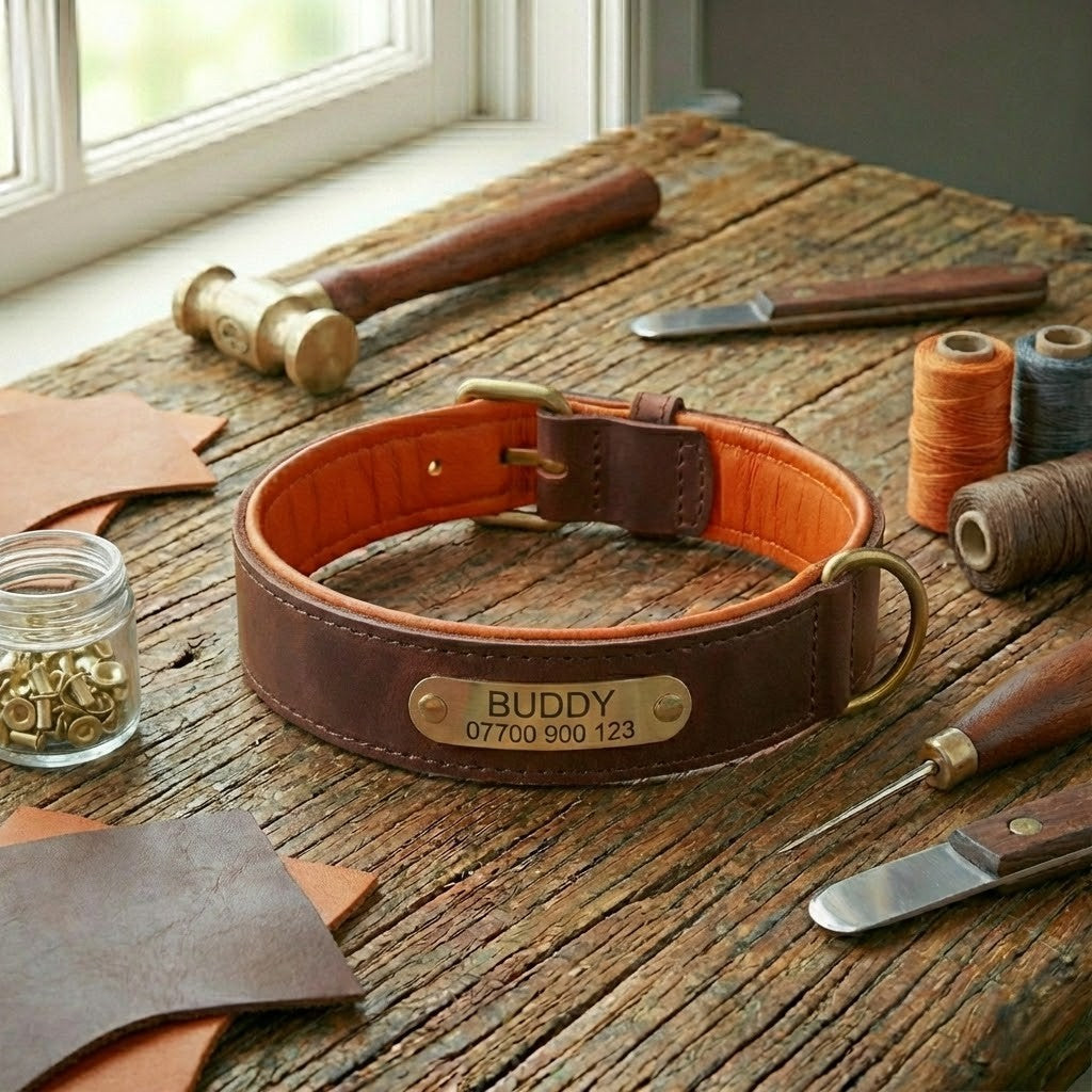 Personalised Pet Collar - Your Pets Name and Your Number